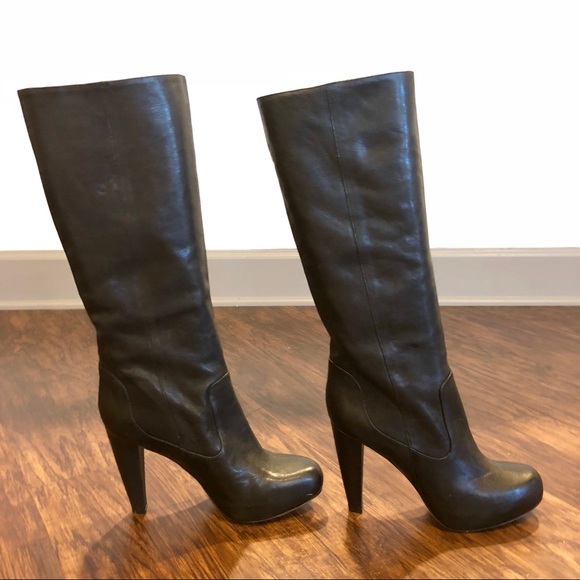 Loeffler Randall Viva Pull-on Leather Boots - NWT - Picture 6 of 8